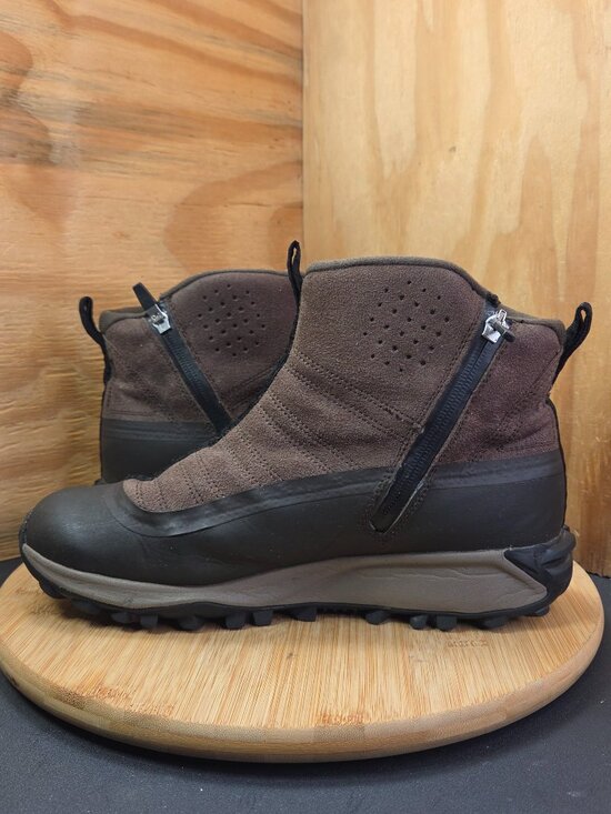 Merrell Thermo Snowdrift Mens Brown Waterproof Mid Shell Side Zip Boots Size 8.5 main image 5